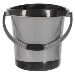 Kuber Industries Bucket Set for Bathroom|Unbreakable Plastic Bucket|Pocha Bucket Capicity 18 litre|Pack of 2 (Grey & Blue)