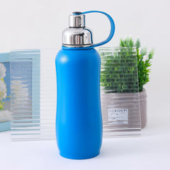 Urbane Home Vacuum Insulated Water Bottle| Stainless Steel Sipper Water Bottle | Hot & Cold Water Bottle | Leakproof, BPA Free, Rustproof | 750 ML | Blue