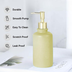 Kuber Industries Liquid Soap Dispenser | Handwash Soap Dispenser | Soap Dispenser for Wash Basin | Shampoo Dispenser Bottle | Bathroom Dispenser Bottle | Pack of 4 | JY00231GN | 400 ml | Green
