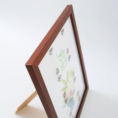 Kuber Industries Photo Frame For Home D?cor|Use Horizontal & Vertical|Crystal Clear Glass|Perfect For Home, Office And Shop "21.8x26.9CM"-Pack of 5 (Brown)