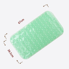 Kuber Industries Bath Mat | PVC Bathroom Mat | Shower Bath Mat | Floor Tub Mat | Foot Massager Mat | Anti-Skid Shower Bathroom Mat | B-01B |Pack of 3| Green