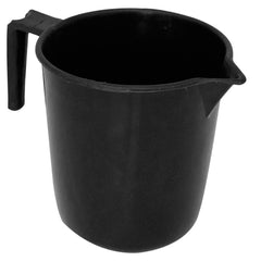 Kuber Industries 4 Pieces Plastic Bucket, Stool, Mug & Tub Set (Black)