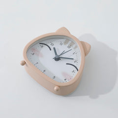 Kuber Industries Pack of 2 Timer Alarm Clock for Students & Heavy Sleepers | Study Table Watch for Kids Bedroom and Living Room | Beige