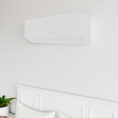 Kuber Industries AC Cover | PVC Stone Design AC Cover | AC Cover for Indoor | Dustproof AC Cover | Waterproof AC Cover | 1.5 Ton Ac Cover | White