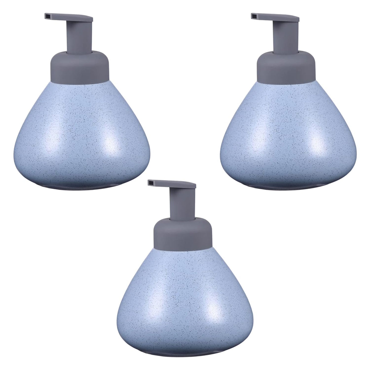 Kuber Industries Liquid Soap Dispenser | Handwash Soap Dispenser | Soap Dispenser for Wash Basin | Shampoo Dispenser Bottle | Bathroom Dispenser Bottle | Pack of 3 | JY00018 | 360 ml | Blue