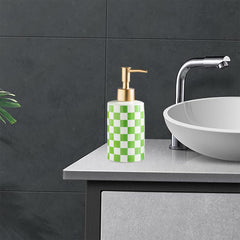 Kuber Industries Liquid Soap Dispenser | Handwash Soap Dispenser | Soap Dispenser for Wash Basin | Shampoo Dispenser Bottle | Bathroom Dispenser Bottle | 300 ML | Green