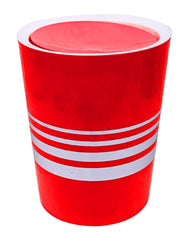 Heart Home Plastic Dustbin/Wastebin With Swing Lid, 7 Liter- Pack of 2 (Red & Green)-47HH0817