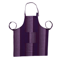 Kuber Industries Kitchen Linen Set|Cotton Glove,Pot Holder & Kitchen Towel|Adjustable Buckle Stain Resistant Cooking Kitchen Apron for Men,Women (Purple) (Pack Of 6)