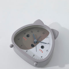 Kuber Industries Pack of 4 Timer Alarm Clock for Students & Heavy Sleepers | Study Table Watch for Kids Bedroom and Living Room | Grey