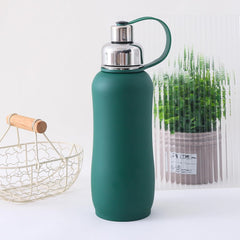 Heart Home Vacuum Insulated Water Bottle| Stainless Steel Sipper Water Bottle | Hot & Cold Water Bottle | Leakproof, BPA Free, Rustproof | 750 ML | Green
