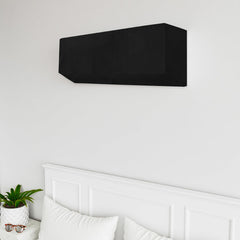 Heart Home Split AC Cover | PVC Plain AC Cover | Outdoor Condenser AC Cover | AC Cover for Indoor & Outdoor | AC Cover for Dust Protection | 1.5 Ton Ac Cover | Black