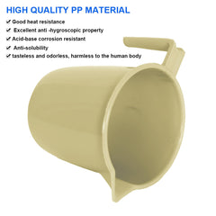 Heart Home Bathroom Mug | Plastic Bath Mug for Bathroom | Bath Mug | Mug for Bathroom | Mug for Toilet | Washroom Jug | 111 Bath Mug | 1 LTR | Pack of 2 | Multi
