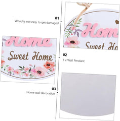 Kuber Industries Door Decor Panel|Wall Hanging Wooden Frame Board-Pack of 3 (White)