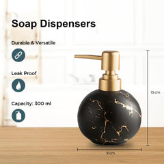 Kuber Industries Liquid Soap Dispenser | Handwash Soap Dispenser | Soap Dispenser for Wash Basin | Shampoo Dispenser Bottle | Bathroom Dispenser Bottle | 18 Piece | Pack of 6 |300 ml | Blue