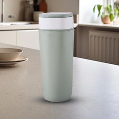 Urbane Home Anti-Fall Insulated Coffee Tumbler with Suction Bottom | Leak-Proof Stainless Steel Tumbler | Coffee Tumbler with Lid and Handle | 480 ML | Green