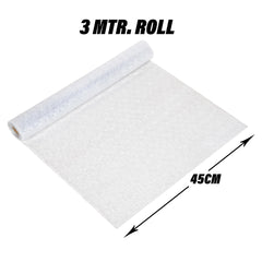 Heart Home Shelf Liner | Kitchen Cabinet Shelf Protector | Kitchen Liners for Cabinets and Drawers | Drawer Liner Mat | Check-Design Shelf Liner Roll | Cabinet Mat | 3 MTR | Transparent