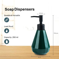 Kuber Industries Liquid Soap Dispenser | Handwash Soap Dispenser | Soap Dispenser for Wash Basin | Shampoo Dispenser Bottle | Bathroom Dispenser Bottle | Pack of 4 | 250 ml | Gray