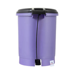 Heart Home 2 Pieces Table Top Desk Garbage Dustbin Trash for Office Home Work Place, 2 LTR(Pink & Purple)-HEART10355