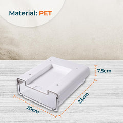 Kuber Industries Bottom Layer Large Drawer Storage Box|Plastic Cabinet Box For Storage|Pack of 6|White