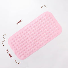 Homestic Bath Mat | PVC Bathroom Mat | Shower Bath Mat | Floor Tub Mat | Bathroom Mud Mat | Anti-Skid Shower Bathroom Mat | M-YSD-35C | Pink