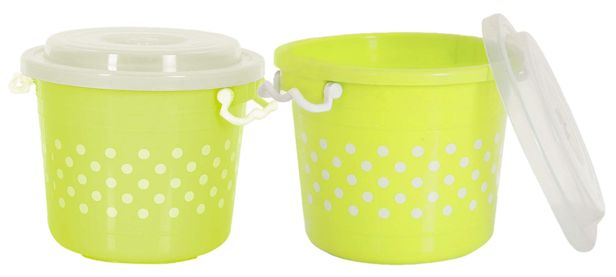 Kuber Industries CTKTC034761 Plastic Container - 6L, 2 Pcs, Blue