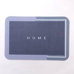Homestic Bath Mat | PVC Bathroom Mat | Shower Bath Mat | Floor Tub Mat | Diatom Mud Mat | Anti-Skid Shower Bathroom Mat | CF-220806 | Light Gray