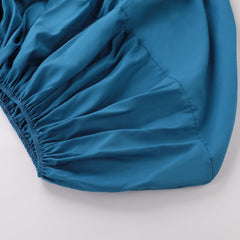 Kuber Industries single Bed Mattress ProtectorBed Protecter with Elastic 120x200 CM-Pack of 2 (Blue)