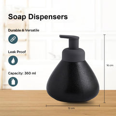 Kuber Industries Liquid Soap Dispenser | Handwash Soap Dispenser | Soap Dispenser for Wash Basin | Shampoo Dispenser Bottle | Bathroom Dispenser Bottle | 15 Piece | Pack of 5 | 360 ml | JY00018 | Blue