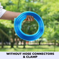 Kuber Industries Basic PVC Water Pipe 10 Meter | Multi-Utility Water Pipe for Garden, Car Cleaning & Pet Cleaning | Durable, Light Weight, & Flexible Hose Pipe for Gardening | Blue | (Pack Of 1)