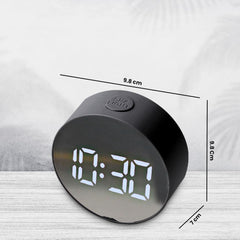 Kuber Industries ABS Battery Oprated Loud Digital Alarm Clock|Desk, Table Clock|Alarm Clock for Heavy Sleepers-Pack of 3 (Black)