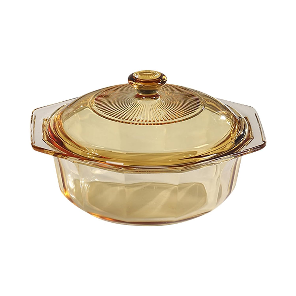 Urbane Home 1100ml Borosilicate Glass Casserole with Lid | Glass Bowl | Microwave & Dishwasher safe | Casserole for Biryani, Pulao, Halwa, Curries,Roti | Scratch resistant, BPA free | Transparent