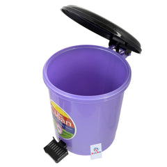 Heart Home 2 Pieces Table Top Desk Garbage Dustbin Trash for Office Home Work Place, 2 LTR(Pink & Purple)-HEART10355