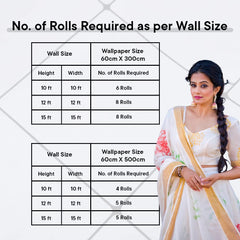 Kuber Industries PET Wallpaper for Walls of The Living Room and Bedroom|Self-Adhesive,Oilproof, Heat Resistant & Waterproof I DIY Modern Designer Wall Sticker I Set of 2 Rolls, 60cmx300cm (Pack of 1)