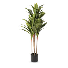 Urbane Home Corn Artificial Tree | Faux Tree with Pot | 120 CM Tall Planter |Plant for Home Decor | Evergreen Artificial Silk Tree | Plastic | FH-BXT120 | Green