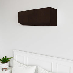 Heart Home Split AC Cover | PVC Plain AC Cover | Outdoor Condenser AC Cover | AC Cover for Indoor & Outdoor | AC Cover for Dust Protection | 1.5 Ton Ac Cover | Brown