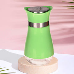 Heart Home Salt Shaker Box | Stainless Steel Pepper Shaker Box | Chilli Flakes Seasoning Sprinkler Box | Namak Daani | Dining Table Masala Box Dabbi | Green