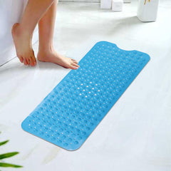 Kuber Industries Bath Mat | PVC Bathroom Mat | Shower Bath Mat | Floor Tub Mat | Bathroom Mud Mat | Anti-Skid Shower Bathroom Mat | M-YSD-40B |Pack of 3| Dark Blue