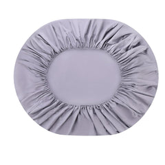 Kuber Industries Double Bed Mattress ProtectorBed Protecter With Elastic "150x200" CM-Pack of 5 (Grey)