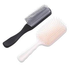 Kuber Industries Hair Brush with Strong & Flexible Bristles|Pain-Free Detangling|Hairbrush Set for All Hair Type|Hair Styling Brush for Women & Men|Applicable for Blow-drying, Styling