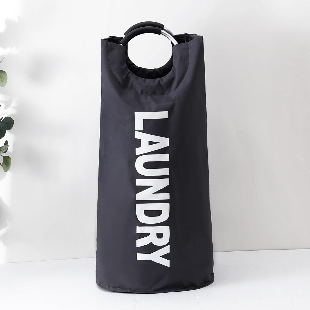 Kuber Industries Laundry Basket For Clothes|Foldable Laundry Hamper|Basket For Toys, Dirty clothes, Storage "60 LTR" (Grey)