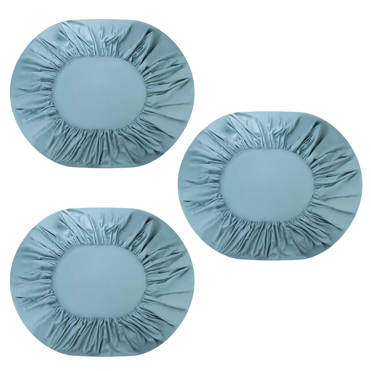 Kuber Industries Double Bed Mattress ProtectorBed Protecter With Elastic "180x200" CM-Pack of 3 (Dark Green)