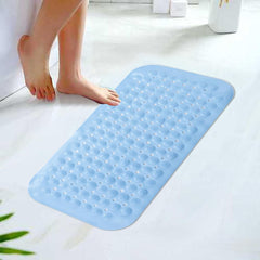Kuber Industries Bath Mat | PVC Bathroom Mat | Shower Bath Mat | Floor Tub Mat | Bathroom Mud Mat | Anti-Skid Shower Bathroom Mat | M-YSD-35A |Pack of 2| Sky Blue