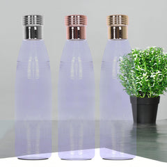 Heart Home Water Bottle | Plastic Water Bottles | Refrigerator Water Bottles | Fridge Water Bottles | Drinking Water Bottle | 1 LTR Water Bottle | Set of 9 | Multi