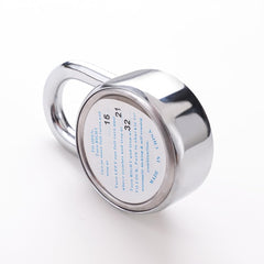 Kuber Industries Combination Padlock|Keyless Luggage Lock-Pack of 3 (Black)