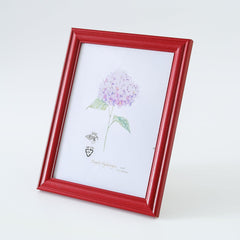 Kuber Industries Photo Frame For Home Décor|Use Horizontal & Vertical|Crystal Clear Glass|Perfect For Home, Office And Shop "16.7x21.8CM"-Pack of 5 (Red)