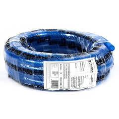 Kuber Industries|Basic|PVC with Nylon Braided Water Pipe 10 Meter|Multi-Utility Water Pipe for Garden, Car Cleaning & Pet Cleaning|Heavy Duty & Leak Proof Hose Pipe for Gardening|Blue|(Pack Of 5)
