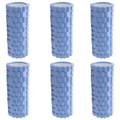 Kuber Industries Foam Roller For Exercise, Back Pain, Knee Pain-Pack of 6 (Blue)