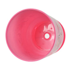 Heart Home Flower Design Multipurposes Plastic Sitting Stool (Pink)