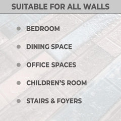 Kuber Industries Foam Brick Pattern 3D Wallpaper for Walls|Soft PE Foam| Easy to Peel, Stick & Remove DIY Wallpaper|Suitable on All Walls|Pack of 2 Sheets, 70 cm X 77 cm