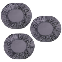 Kuber Industries Double Bed Mattress ProtectorBed Protecter With Elastic "180x200" CM-Pack of 3 (Dark Grey)